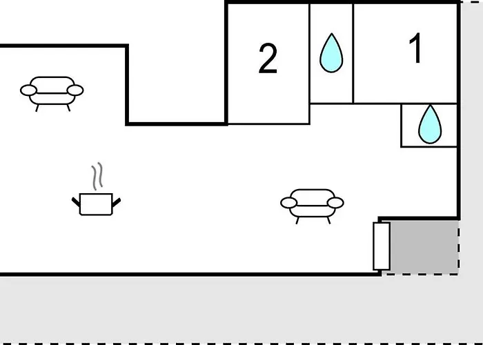 Two-bedroom In Hébergement de vacances Fanø